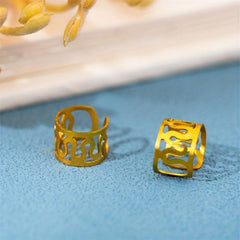 10pcs Golden Hair Beads Hippie Style Hair Accessories