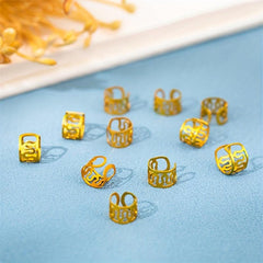 10pcs Golden Hair Beads Hippie Style Hair Accessories
