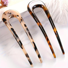 Resin Hair Stick Ponytail Holder Hair Fork Hair Accessories For Women Girls