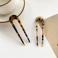 Resin Hair Stick Ponytail Holder Hair Fork Hair Accessories For Women Girls