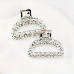 Metal Hollow Hair Claw Ponytail Holder for Women