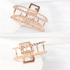 Metal Hollow Hair Claw Ponytail Holder for Women