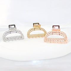 Metal Hollow Hair Claw Ponytail Holder for Women
