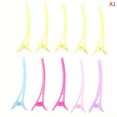 10pcs Solid Duck Billed Hair Clips for Women Girls Hair Styling