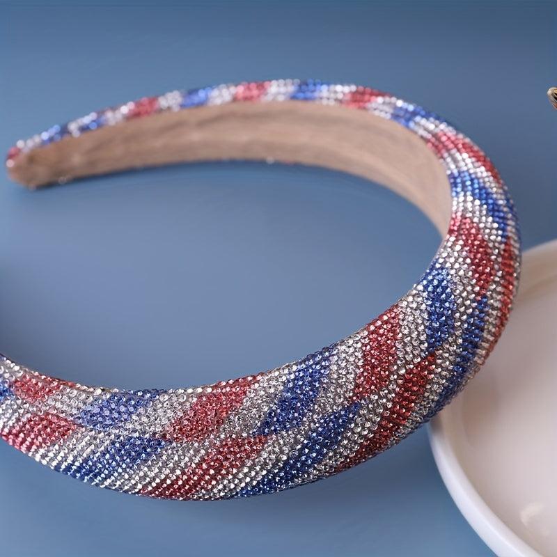 Independence Knotted Hair Band American Flag Element Head Hoop