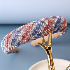 Independence Knotted Hair Band American Flag Element Head Hoop
