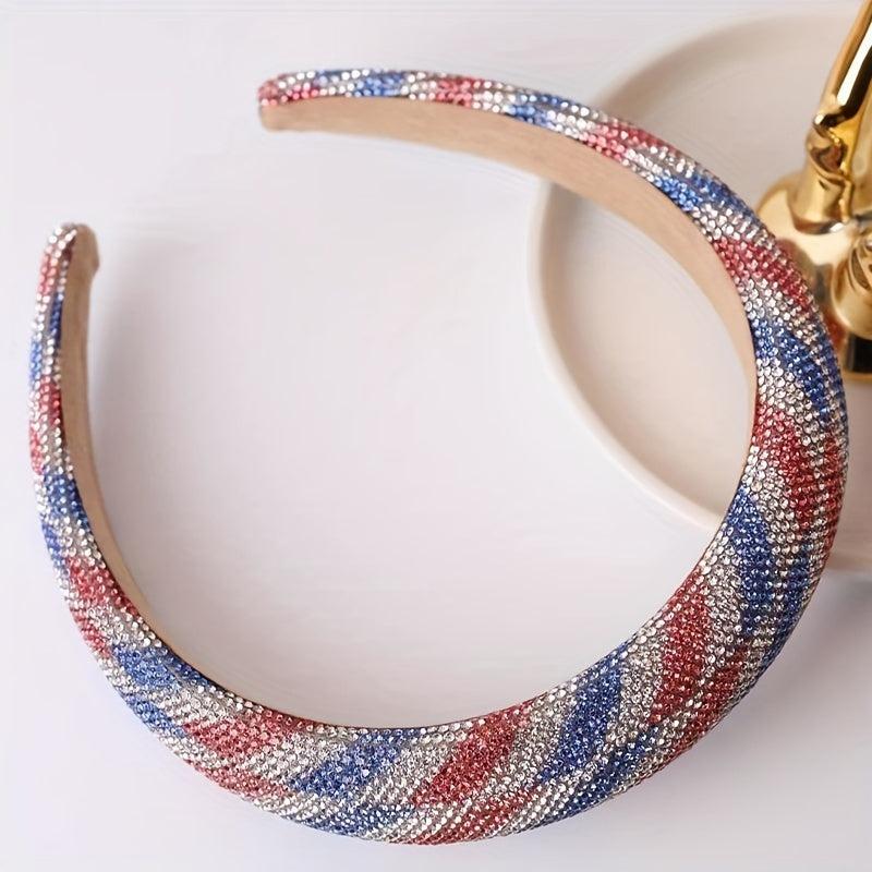 Independence Knotted Hair Band American Flag Element Head Hoop