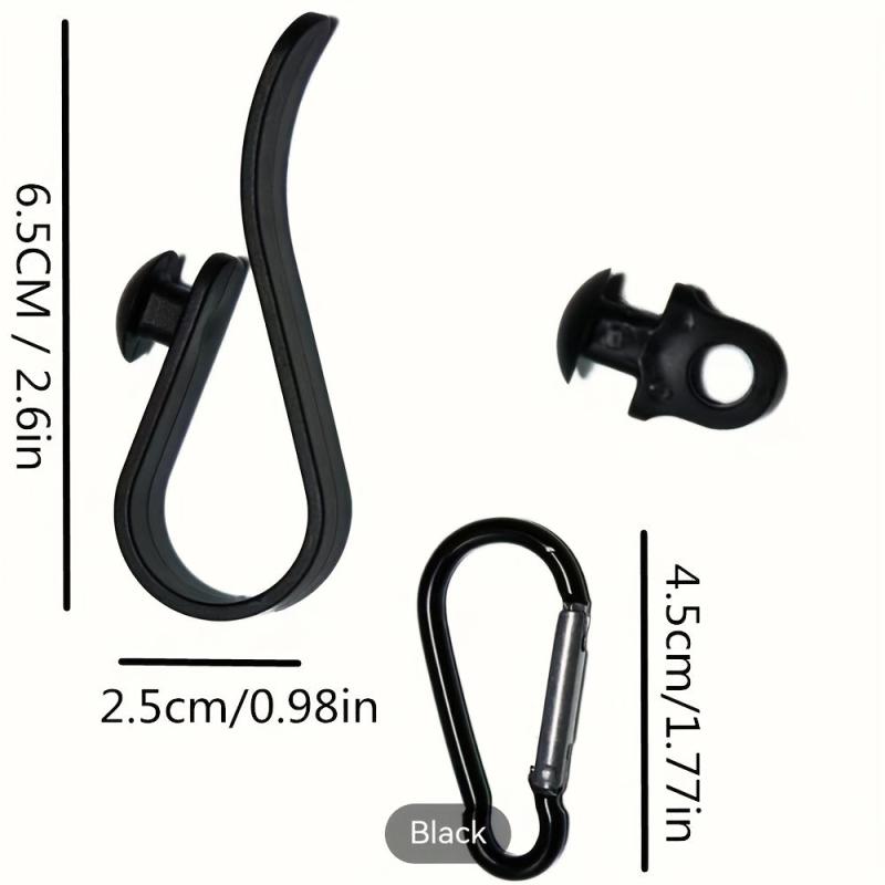 3PCS U Shape Hook - Bogg Bag Insert Charm Cup Hanger Key Holder