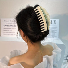 Matte Solid Hair Claw Clip Acrylic Banana Clip Non Slip Jaw Clamp Clip