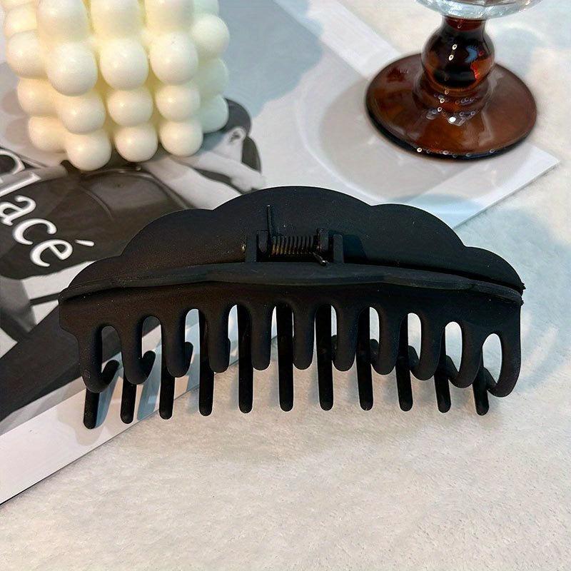 Matte Solid Hair Claw Clip Acrylic Banana Clip Non Slip Jaw Clamp Clip