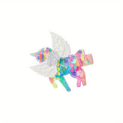 Sequins Unicorn Hair Clip Non Slip Hair Decoration For Girls