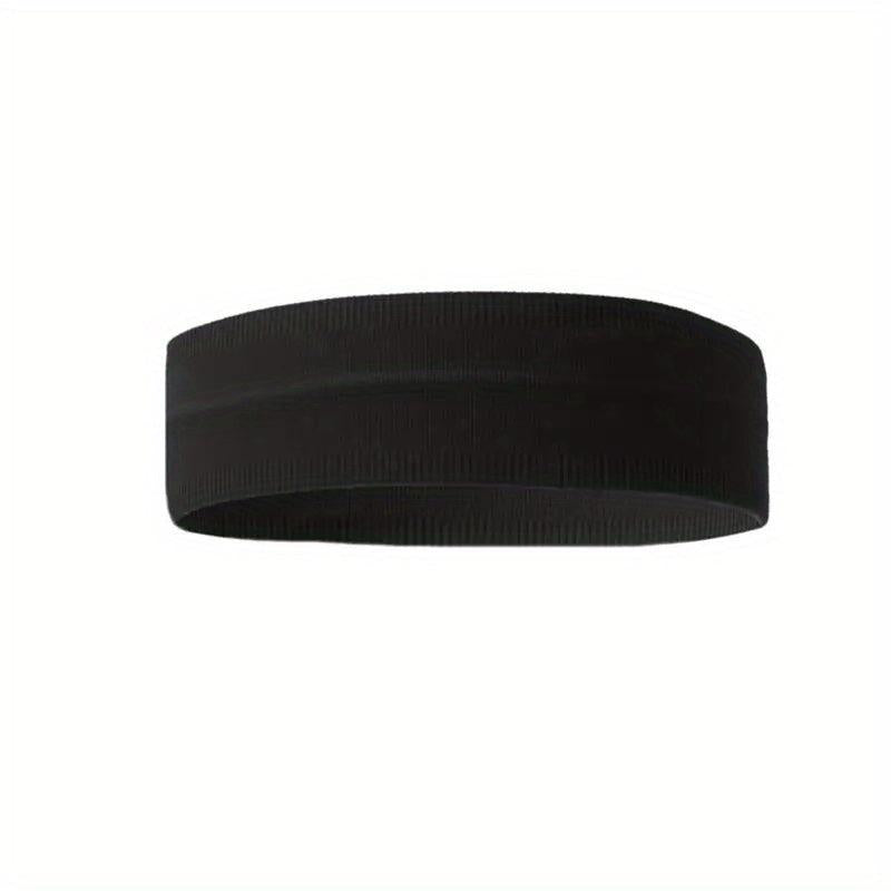 Solid Stretchy Headband Non Slip Sweatband for Sports Yoga Workout
