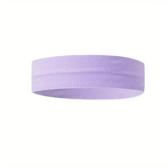 Solid Stretchy Headband Non Slip Sweatband for Sports Yoga Workout