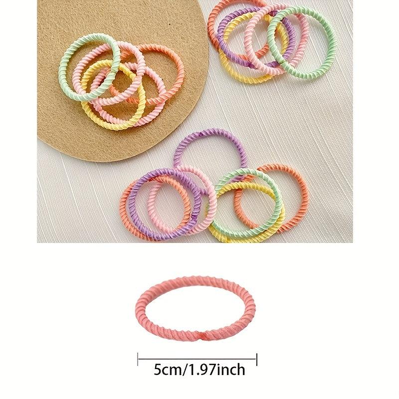 12 PCS Elastic Hair Tie Hair Rope Hair Accessories Women Girls