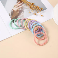 12 PCS Elastic Hair Tie Hair Rope Hair Accessories Women Girls
