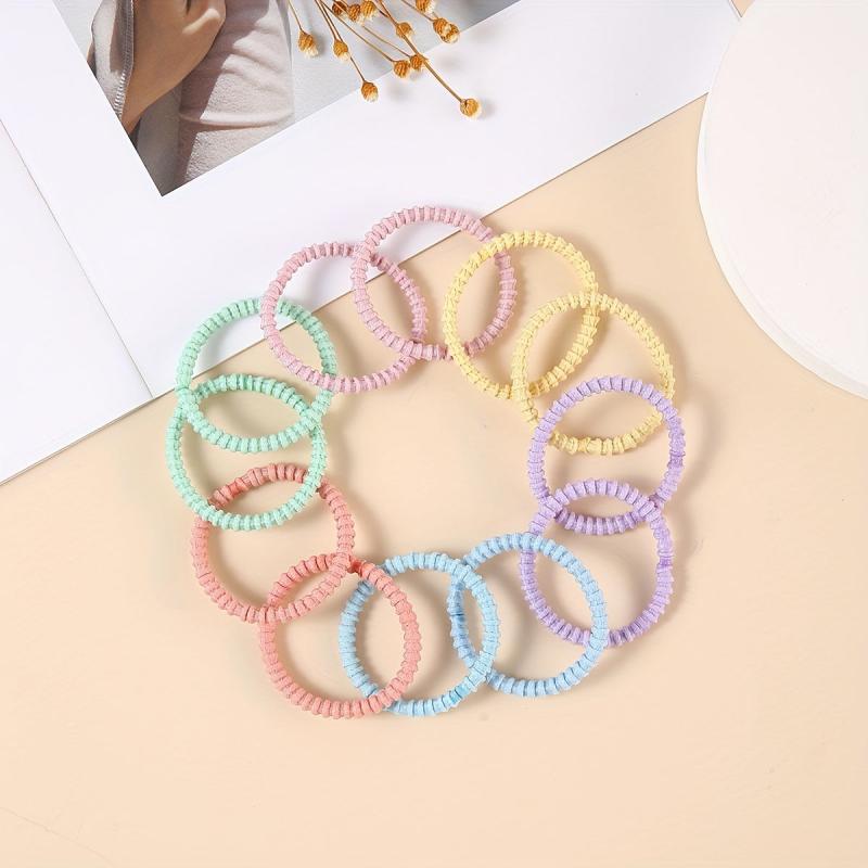 12 PCS Elastic Hair Tie Hair Rope Hair Accessories Women Girls
