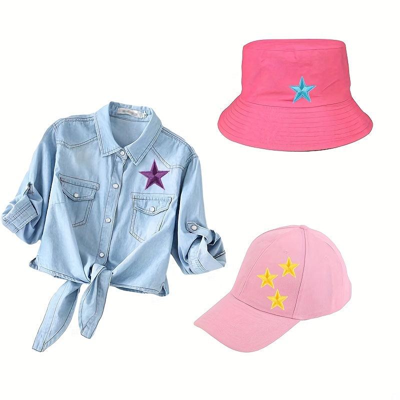 9pcs Star Shape Embroidered Patches Clothes Stickers DIY Accessories