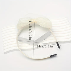 Mesh Bow Hairband for Girls Princess Style Head Buckle