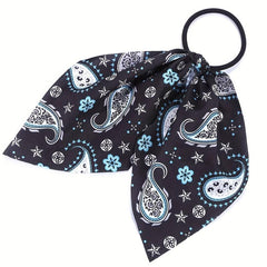 5pcs Boho Style Hair Tie Bow Streamer Hair Accessories