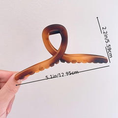 Amber Matte Hair Claw Clip for Thick Hair