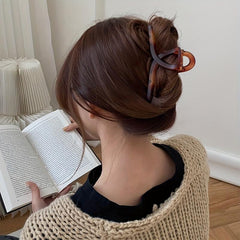 Amber Matte Hair Claw Clip for Thick Hair