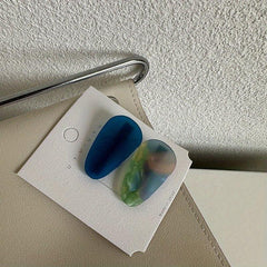 2pcs Acetate Hair Clip Side Clip Duck Billed Non-slip Bangs Clip