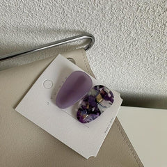 2pcs Acetate Hair Clip Side Clip Duck Billed Non-slip Bangs Clip