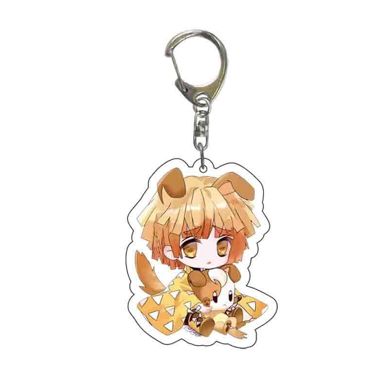 Animation Keychain Two sided Acrylic Pendant Keyring
