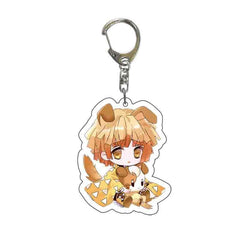 Animation Keychain Two sided Acrylic Pendant Keyring