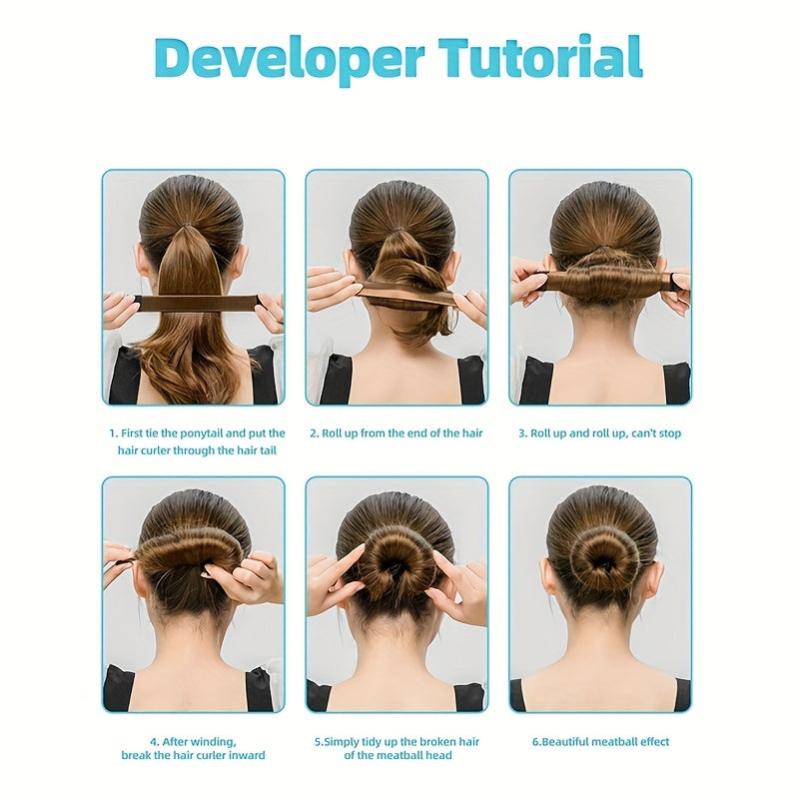 Hair Donut Bun Maker Headband Set Updo Hair Styling Tool
