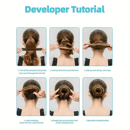 Hair Donut Bun Maker Headband Set Updo Hair Styling Tool