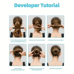 Hair Donut Bun Maker Headband Set Updo Hair Styling Tool