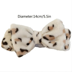 Leopard Plush Headband Hair Accessories