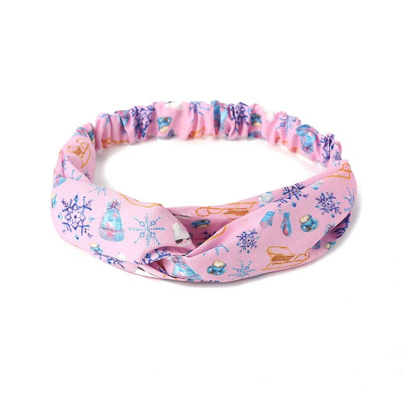 Boho Bow Chiffon Hair Band Headdress Ladies Headwear