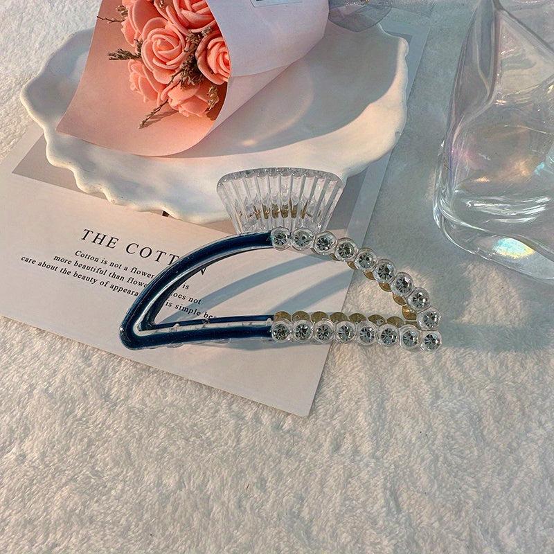 Acrylic Block Hair Claw Clip Summer Banana Clip Jaw Clamp Clip