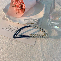 Acrylic Block Hair Claw Clip Summer Banana Clip Jaw Clamp Clip