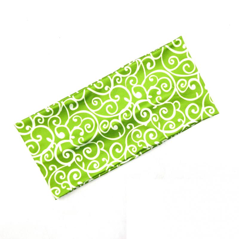 Wide Brim Sports Headband Print Stretch Sweat Absorbing Headband