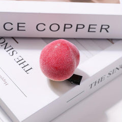 Creative Peach Hair Clip Duck Billed Clip for Women Girls