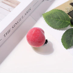 Creative Peach Hair Clip Duck Billed Clip for Women Girls