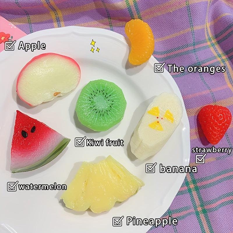 Summer Fruit Hair Clip Resin Barrette Funny Hair Slides Clip