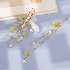 Ancient Style Hairpin Headdress Side Clip Cheongsam Costume Accessories