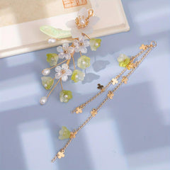 Ancient Style Hairpin Headdress Side Clip Cheongsam Costume Accessories
