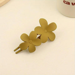 Frosted Solid Butterfly Hair Clip Duck Billed Side Clip Hair Accessories Female