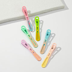 6pcs Multicolor Bow Hair Clip Gradient Barrette Hairpin