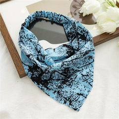 Boho Style Hair Scarf Floral Triangular Scarf Hair Band