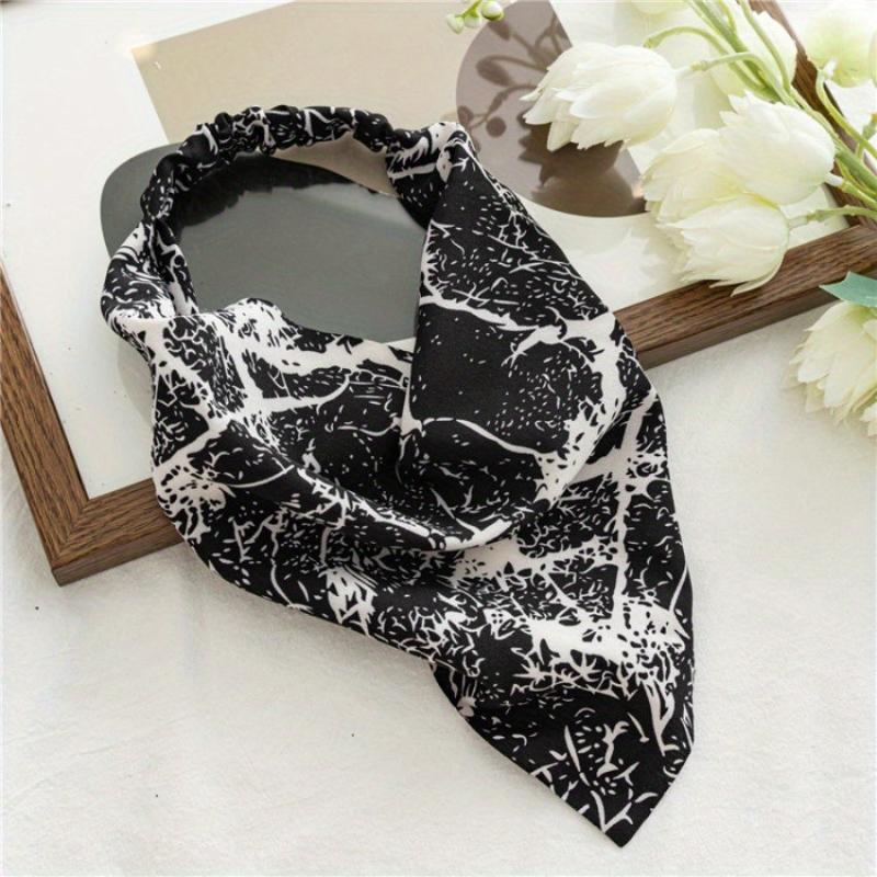 Boho Style Hair Scarf Floral Triangular Scarf Hair Band