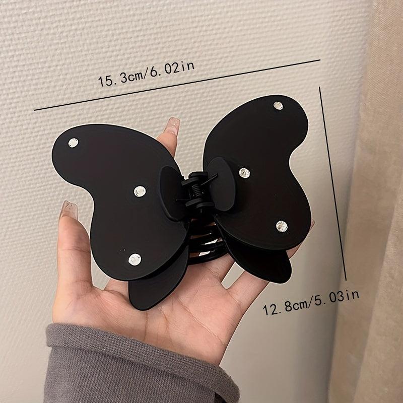 Butterfly Rhinestone Hair Claw for Women Girls