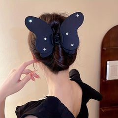 Butterfly Rhinestone Hair Claw for Women Girls