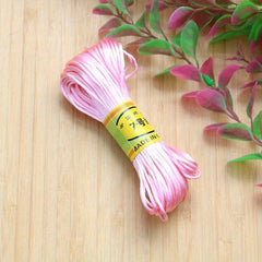 18m 708inch Chinese Knot Rope Line 7 Handwoven Rope Red String Bracelet