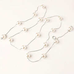 Faux Pearl Bridal Belt Wedding Dress Waist Chain Sash Belt